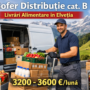 Șofer distribuție categoria B – Livrări alimentare în Elveția | 3200 – 3600 € / lună + cazare
