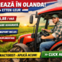🚜 Tractorist în Olanda (Etten-Leur) – Salariu €16,88/oră + Cazare + Transport