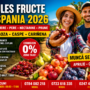 Cules fructe în Spania 2026 – Locuri de muncă sezoniere în Zaragoza, Caspe și Cariñena 🇪🇸