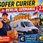 Șofer Curier în Berlin, Germania – Contract pe Perioadă Nedeterminată | Salariu până la 2.800€ Net + Bonusuri